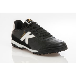 CHUTEIRA FLAMENCO COURO TF PRETO E BRANCO CHUTEIRA FLAMENCO COURO TF PRETO E BRANCO