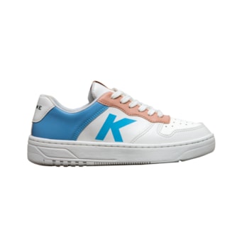 TÊNIS CASUAL KELME DAY BCO/AZUL/BCO